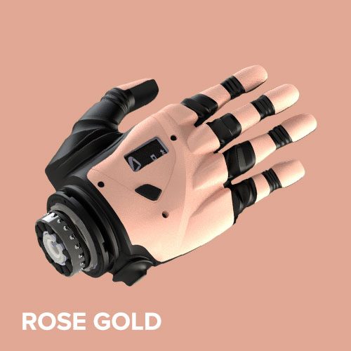 The COVVI Hand Overview: Hand Colours, Rose Gold