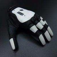 The COVVI Hand With White Glove Covers