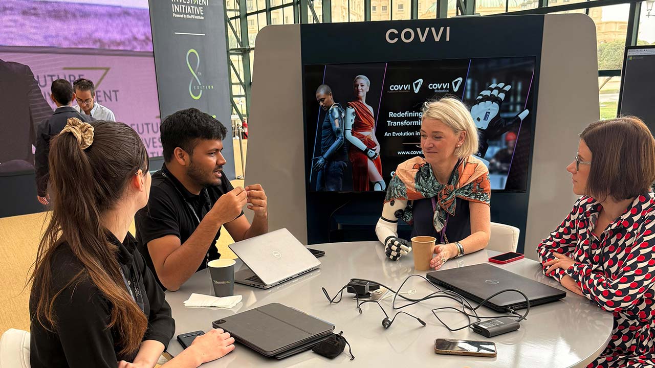 COVVI Showcases World Leading Prosthetics And Robotics Technology At FII8 COVVI Showcases World Leading Prosthetics And Robotics Technology At FII8