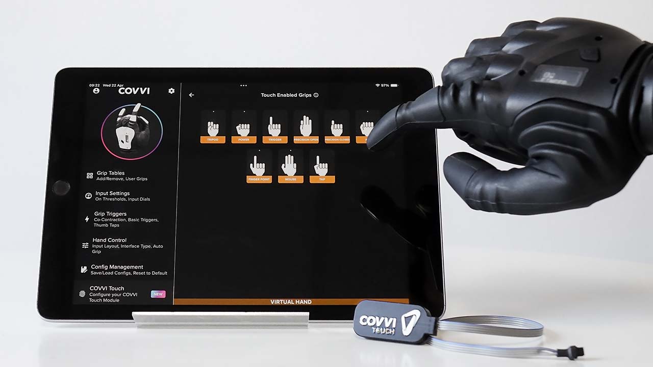 COVVI Unveils Novel Touch Sensing Bionic Tech For The COVVI Hand